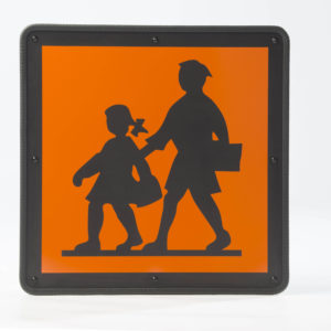 SCHULBUSTAFELSET  - 1 Stk. Schulbustafel  mit 8 Stk. gummierten Magneten und 1 Stk. Schulbustafel mit transparenten Klebepads