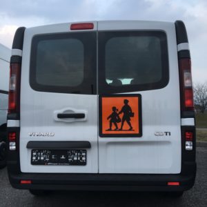 SCHULBUSTAFELSET für OPEL VIVARO UND RENAULT TRAFFIC